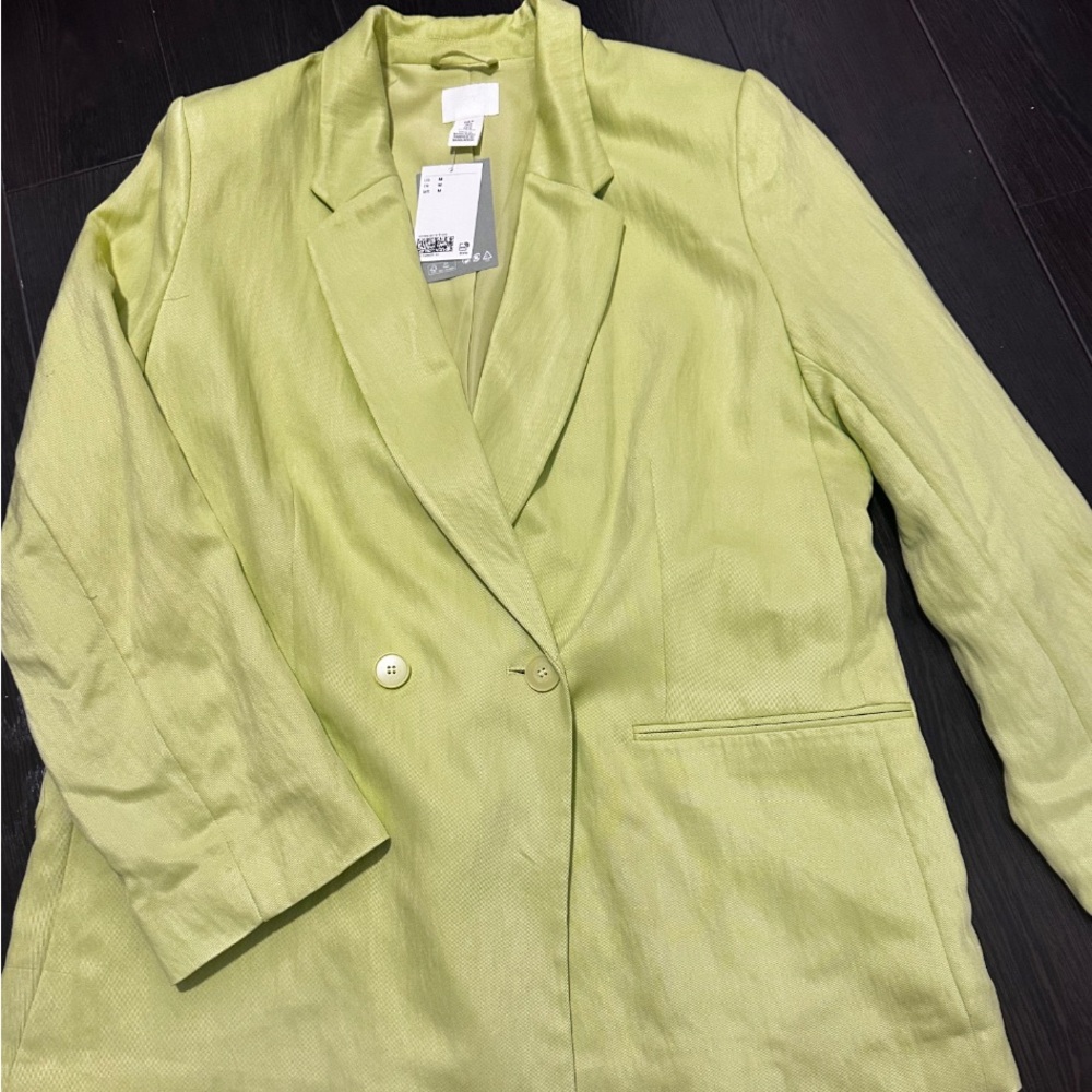H&M Women's Lime Green Blazer 🧥